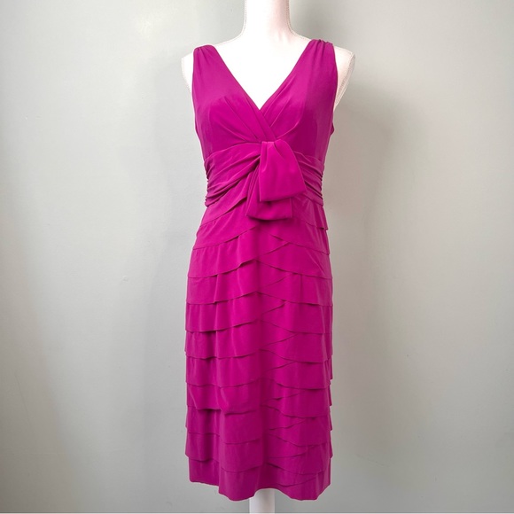 Joneswear Dresses & Skirts - Joneswear Fuchsia Bandage Bodycon Dress
